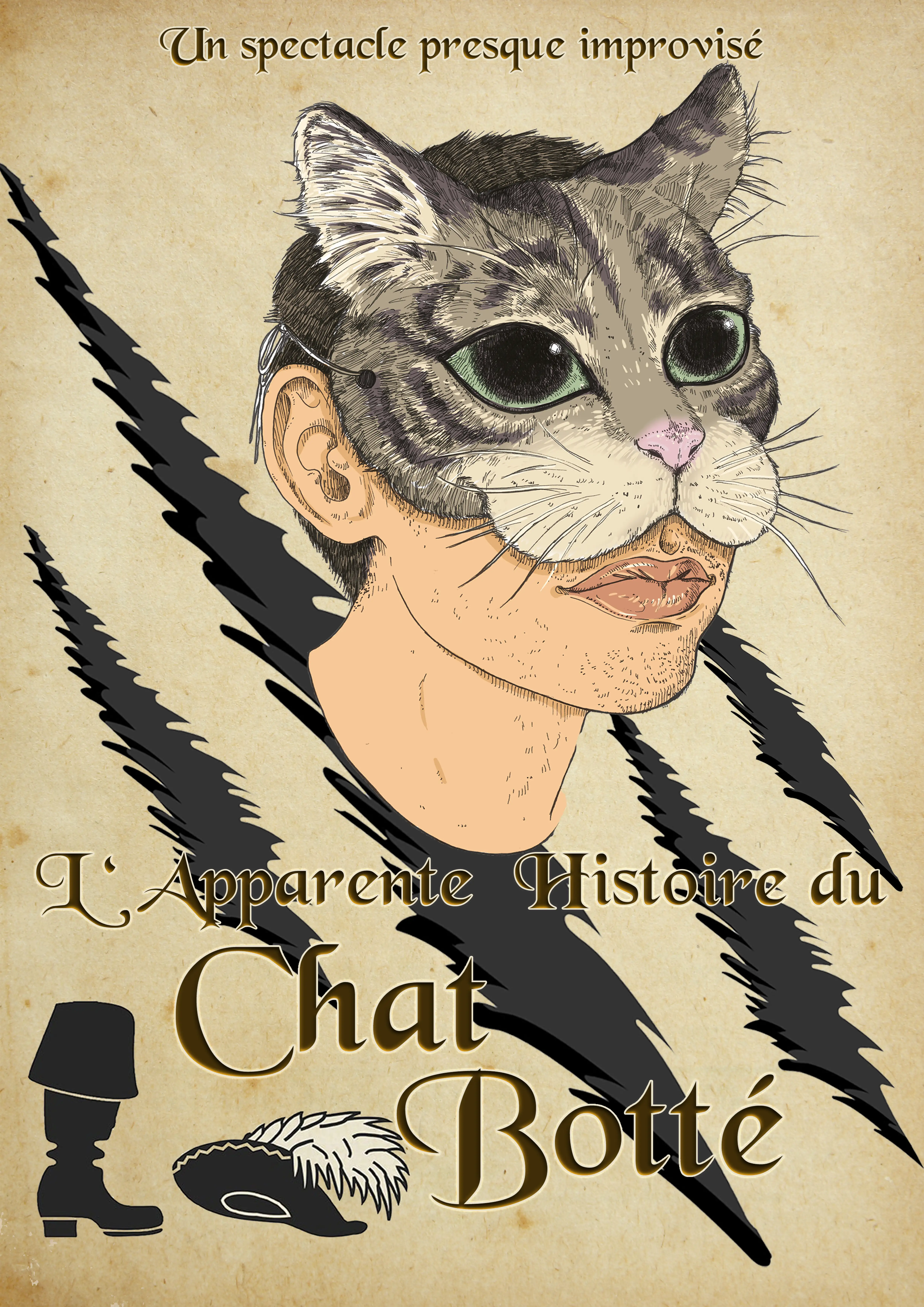 Claude Gérard Production présente l'apparent histoire du Chat botté